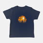 Tricking And Treating-Baby-Basic-Tee-rocketman_art