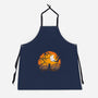 Tricking And Treating-Unisex-Kitchen-Apron-rocketman_art