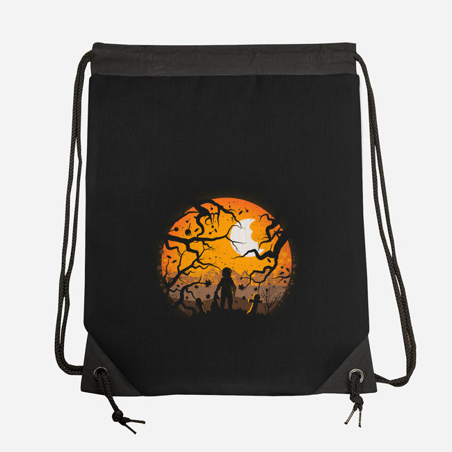 Tricking And Treating-None-Drawstring-Bag-rocketman_art