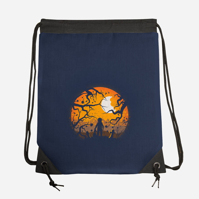 Tricking And Treating-None-Drawstring-Bag-rocketman_art