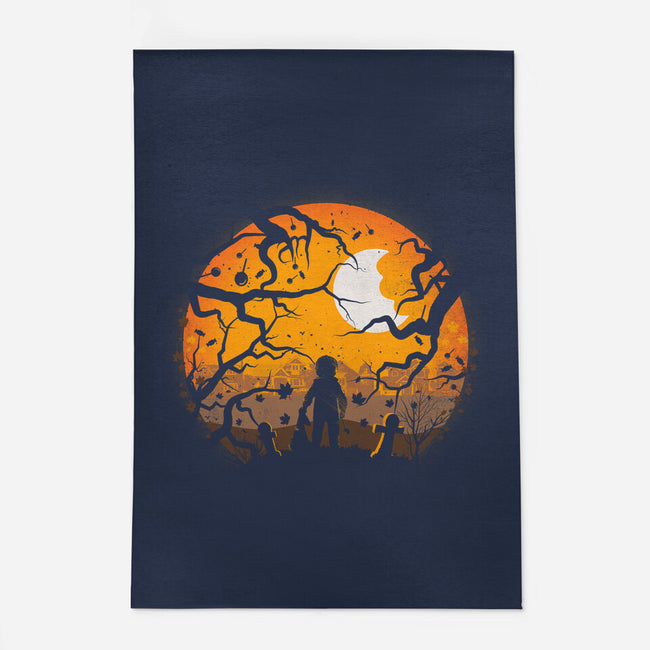 Tricking And Treating-None-Indoor-Rug-rocketman_art