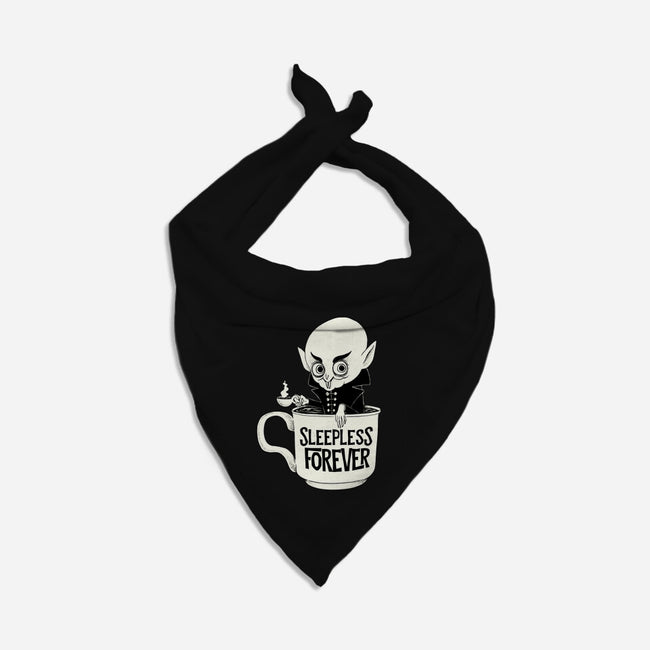 Nosferatu And Coffee-Dog-Bandana-Pet Collar-ppmid