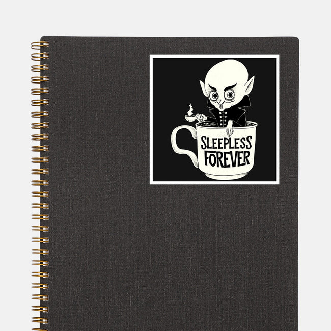 Nosferatu And Coffee-None-Glossy-Sticker-ppmid