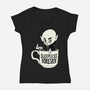 Nosferatu And Coffee-Womens-V-Neck-Tee-ppmid