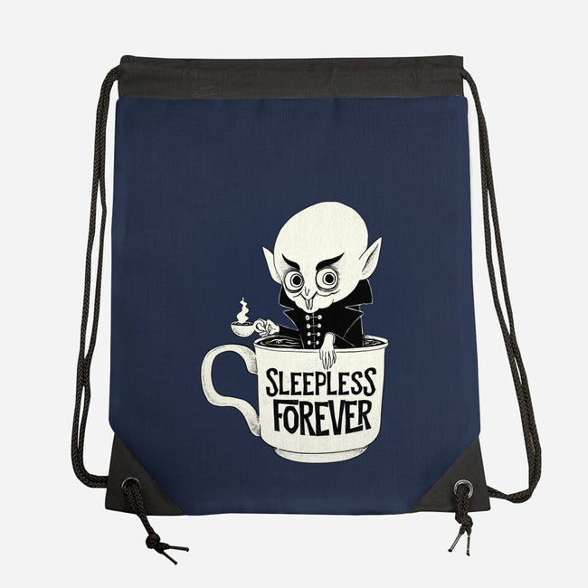 Nosferatu And Coffee-None-Drawstring-Bag-ppmid