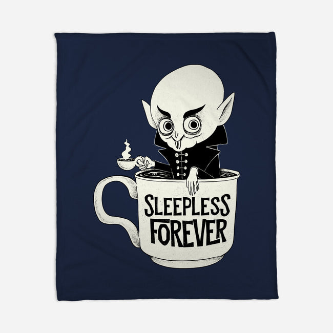 Nosferatu And Coffee-None-Fleece-Blanket-ppmid