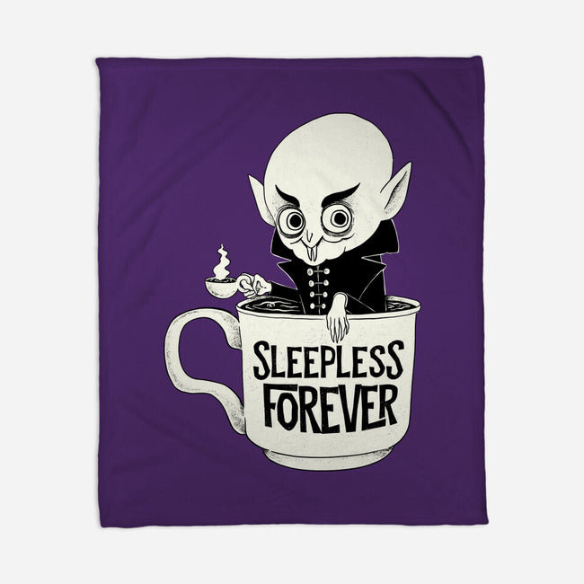 Nosferatu And Coffee-None-Fleece-Blanket-ppmid