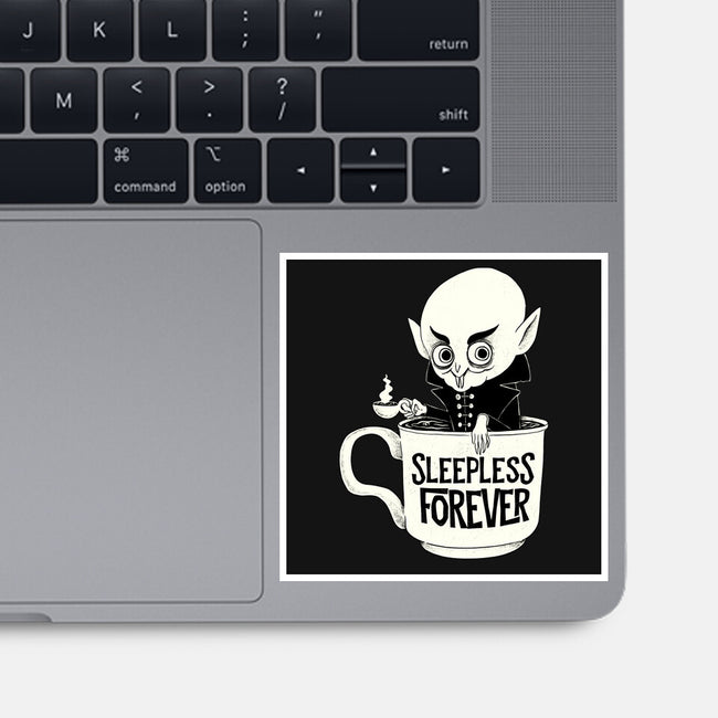 Nosferatu And Coffee-None-Glossy-Sticker-ppmid