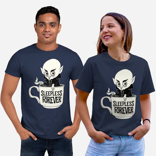 Nosferatu And Coffee-Unisex-Basic-Tee-ppmid