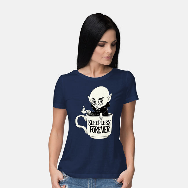 Nosferatu And Coffee-Womens-Basic-Tee-ppmid