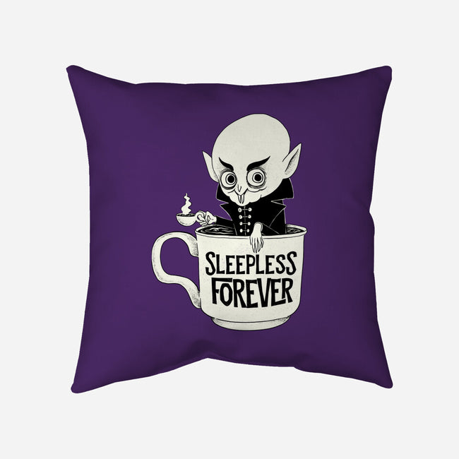 Nosferatu And Coffee-None-Removable Cover w Insert-Throw Pillow-ppmid