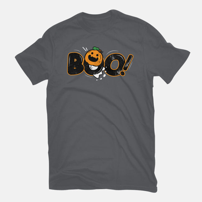 Boo Pumpkin Head-Womens-Basic-Tee-bloomgrace28