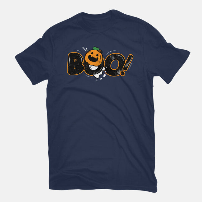 Boo Pumpkin Head-Womens-Basic-Tee-bloomgrace28