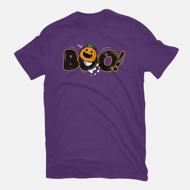 Boo Pumpkin Head-Womens-Basic-Tee-bloomgrace28