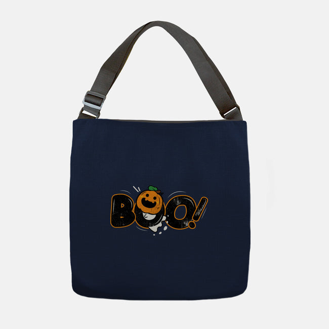 Boo Pumpkin Head-None-Adjustable Tote-Bag-bloomgrace28