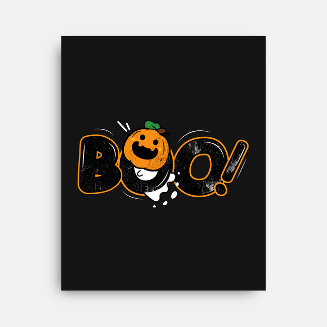 Boo Pumpkin Head-None-Stretched-Canvas-bloomgrace28
