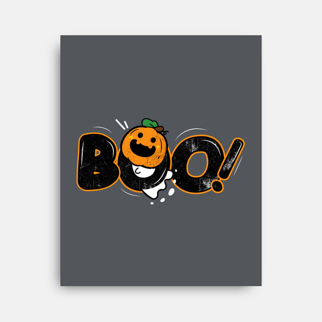 Boo Pumpkin Head-None-Stretched-Canvas-bloomgrace28