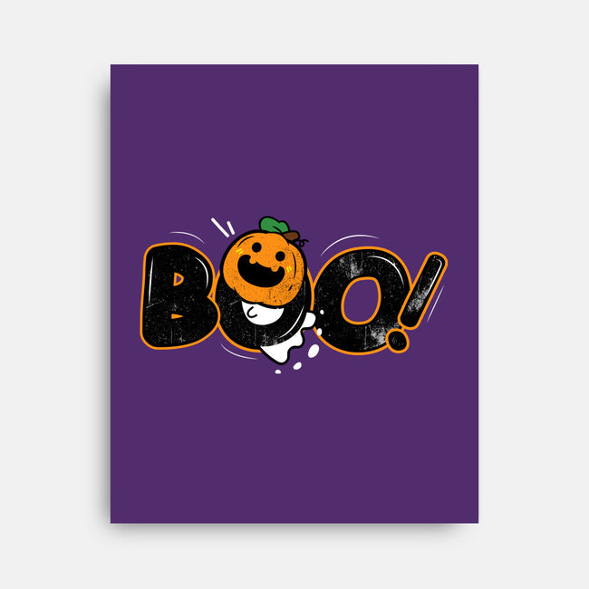 Boo Pumpkin Head-None-Stretched-Canvas-bloomgrace28