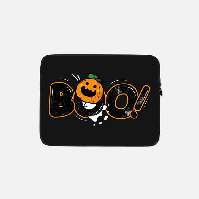 Boo Pumpkin Head-None-Zippered-Laptop Sleeve-bloomgrace28