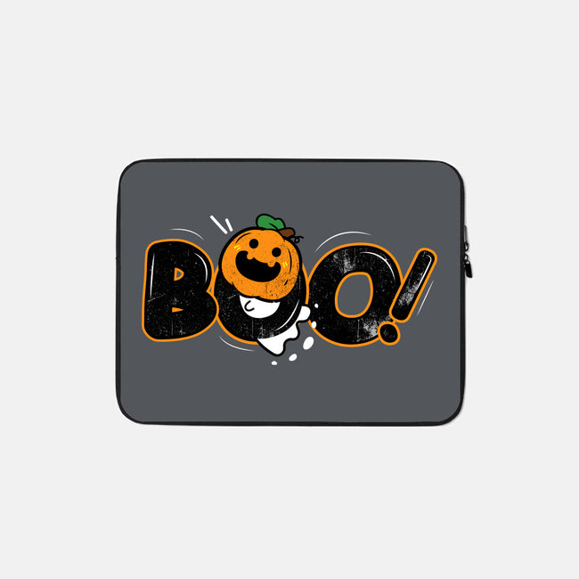 Boo Pumpkin Head-None-Zippered-Laptop Sleeve-bloomgrace28