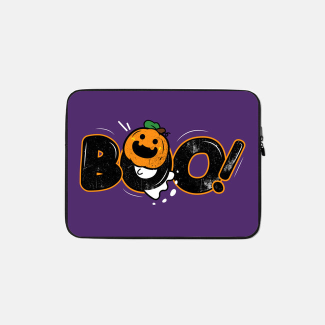 Boo Pumpkin Head-None-Zippered-Laptop Sleeve-bloomgrace28
