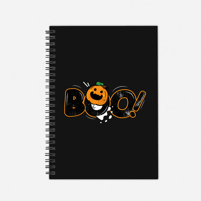 Boo Pumpkin Head-None-Dot Grid-Notebook-bloomgrace28