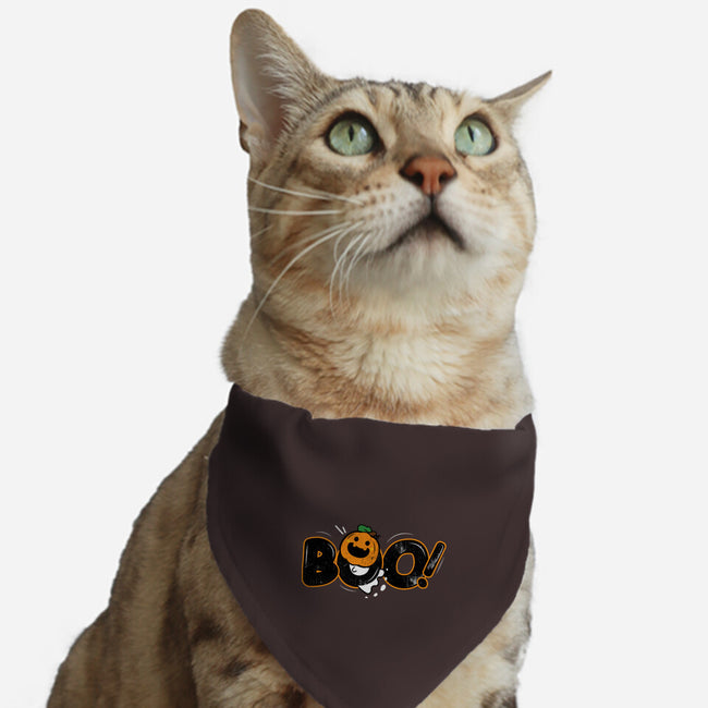 Boo Pumpkin Head-Cat-Adjustable-Pet Collar-bloomgrace28