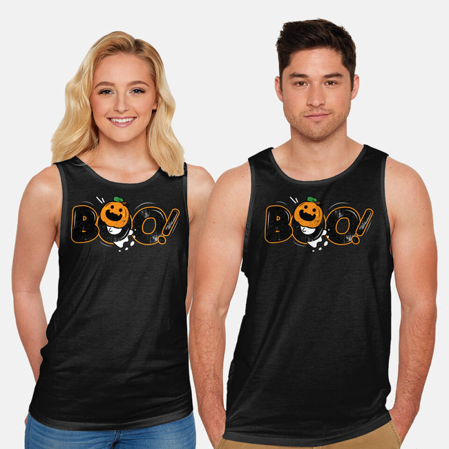 Boo Pumpkin Head-Unisex-Basic-Tank-bloomgrace28