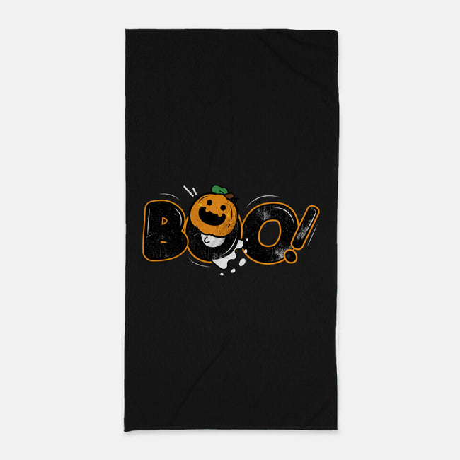 Boo Pumpkin Head-None-Beach-Towel-bloomgrace28