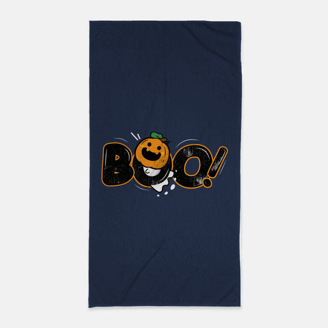 Boo Pumpkin Head-None-Beach-Towel-bloomgrace28