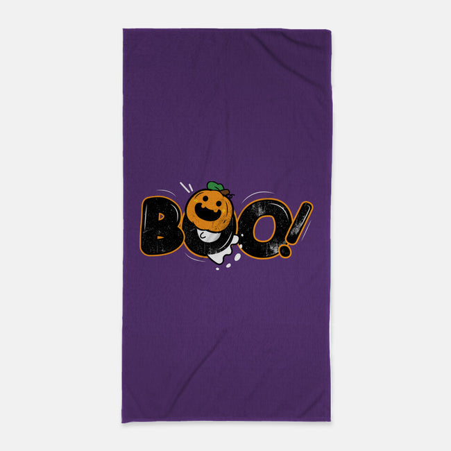 Boo Pumpkin Head-None-Beach-Towel-bloomgrace28