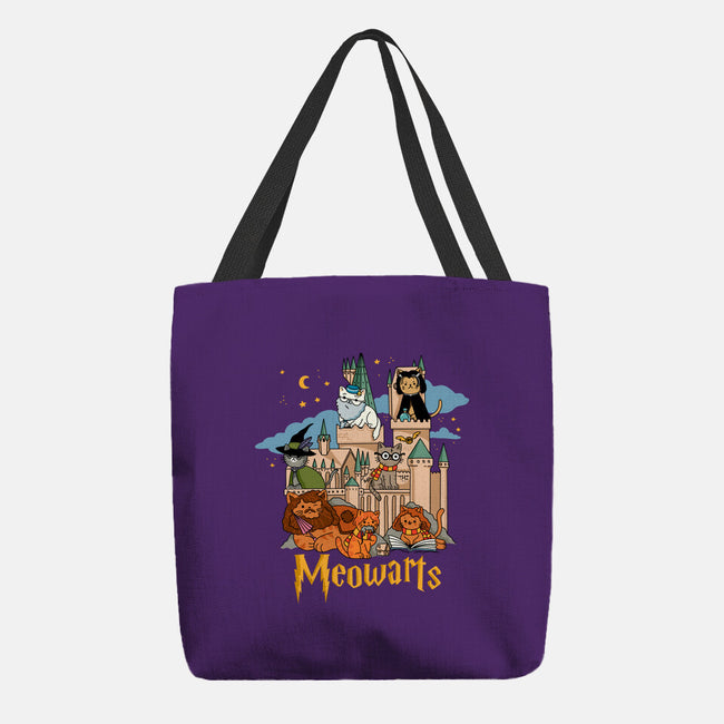 Meowarts-None-Basic Tote-Bag-ppmid