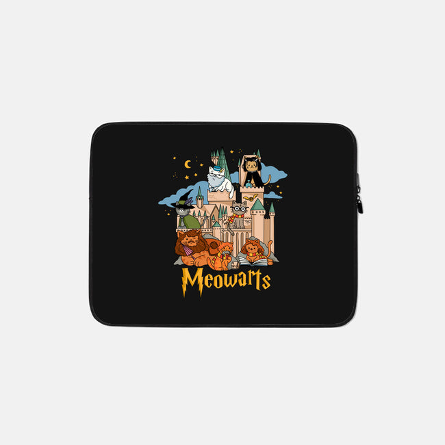 Meowarts-None-Zippered-Laptop Sleeve-ppmid