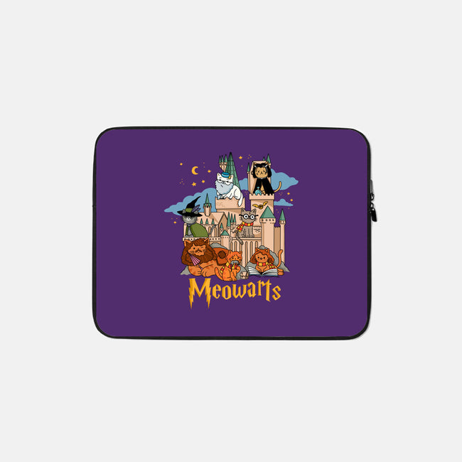Meowarts-None-Zippered-Laptop Sleeve-ppmid