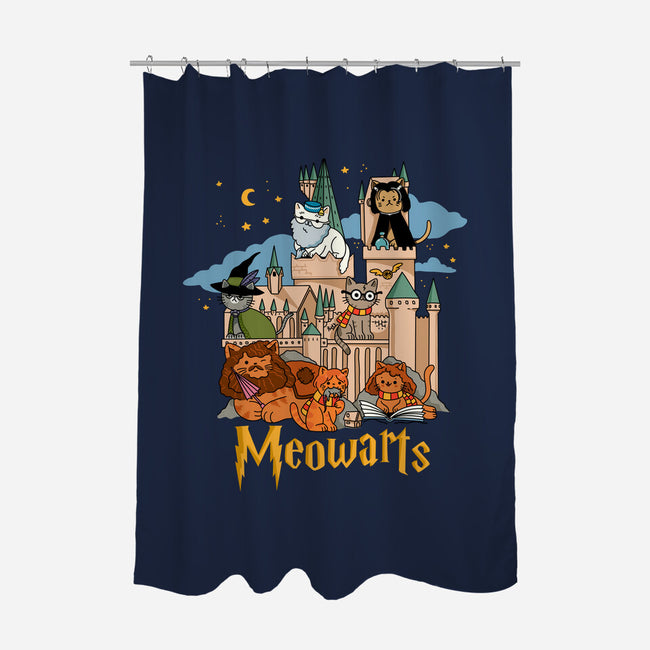Meowarts-None-Polyester-Shower Curtain-ppmid
