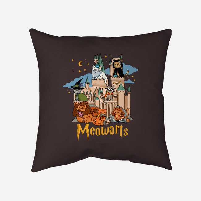 Meowarts-None-Non-Removable Cover w Insert-Throw Pillow-ppmid