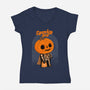 Spooky Boy-Womens-V-Neck-Tee-ppmid