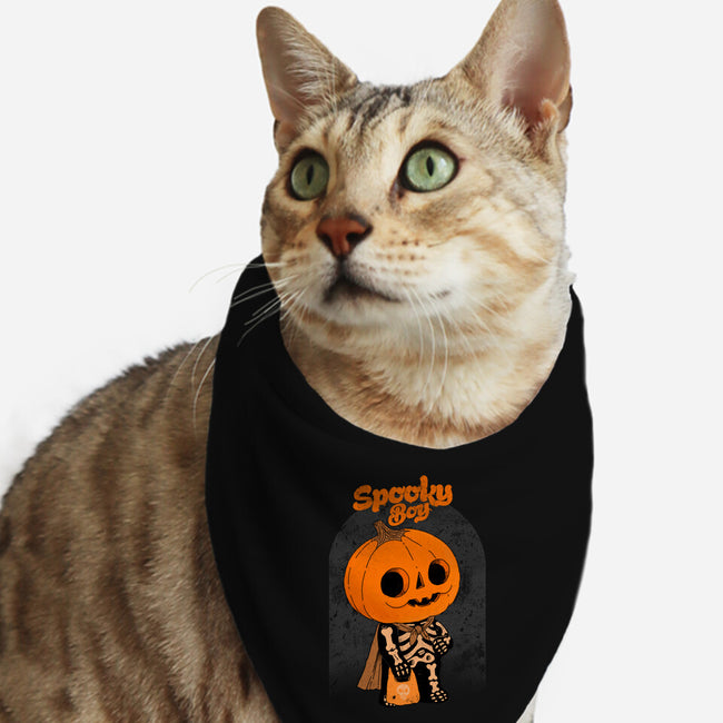 Spooky Boy-Cat-Bandana-Pet Collar-ppmid