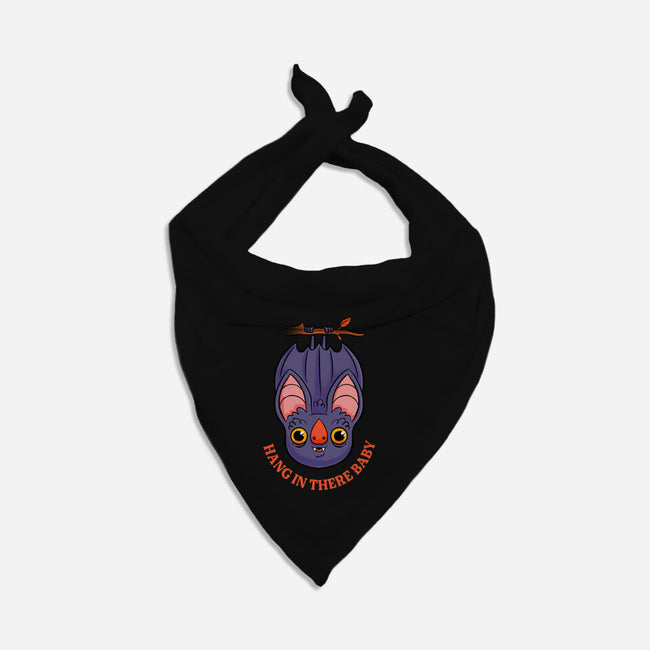 Hang In There Baby Bat-Dog-Bandana-Pet Collar-ppmid