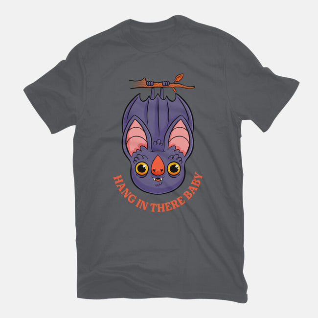 Hang In There Baby Bat-Mens-Basic-Tee-ppmid