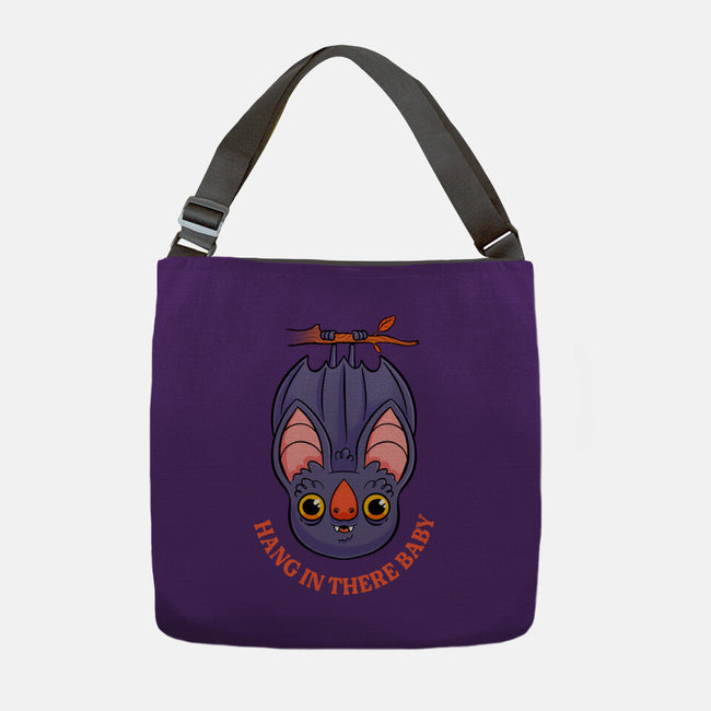 Hang In There Baby Bat-None-Adjustable Tote-Bag-ppmid