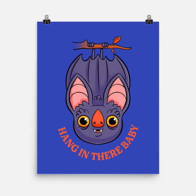 Hang In There Baby Bat-None-Matte-Poster-ppmid