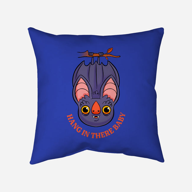 Hang In There Baby Bat-None-Removable Cover-Throw Pillow-ppmid