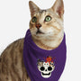 Skull And Spooky Cats-Cat-Bandana-Pet Collar-ppmid