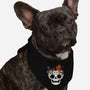 Skull And Spooky Cats-Dog-Bandana-Pet Collar-ppmid