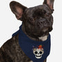 Skull And Spooky Cats-Dog-Bandana-Pet Collar-ppmid