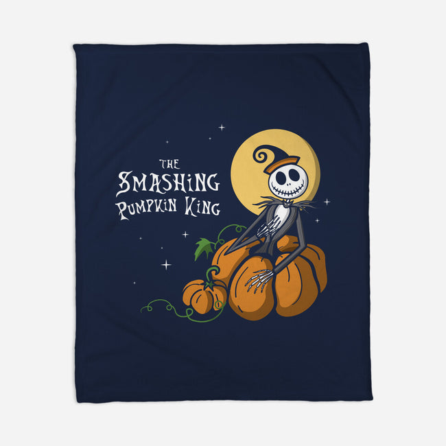 The Smashing Pumpkin King-None-Fleece-Blanket-katiestack.art