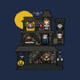 Haunted Pixels-None-Fleece-Blanket-jrberger