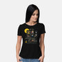 Haunted Pixels-Womens-Basic-Tee-jrberger