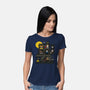 Haunted Pixels-Womens-Basic-Tee-jrberger